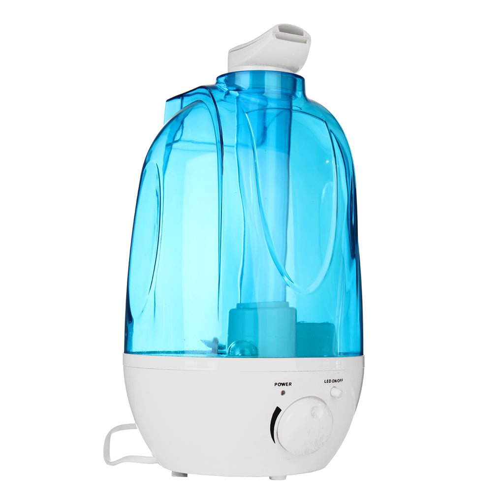 Ultrasonic Humidifier with LED Colored Lights, Variable Spray Control & Direction