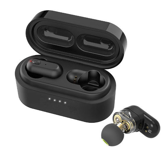 Bluetooth Earbuds and Charge Case Open