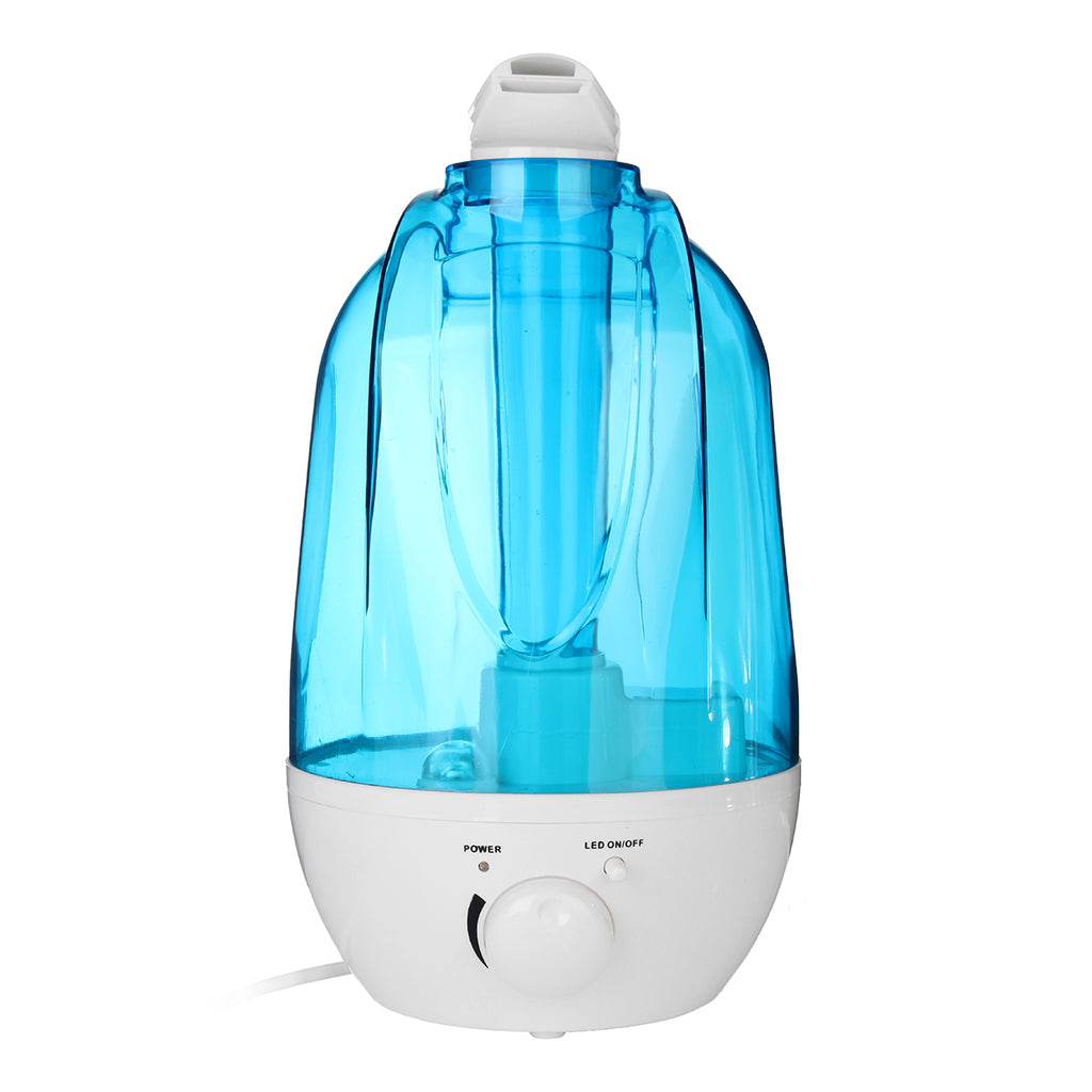 Ultrasonic Humidifier with LED Colored Lights, Variable Spray Control & Direction